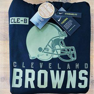 RARE Nwt 100% Nike 2020 Cleveland Browns Salute To Service Sideline Hoodie NFL